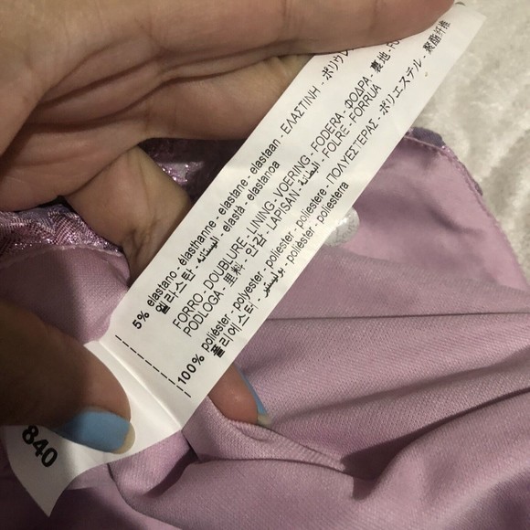 Zara Limited Edition Lilac Pink Ruffled Mini Dress Party Event - Picture 6 of 9